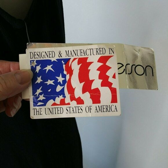 CAbi Carol Anderson Vintage Sleeveless Black Maxi Dress Sz M Stretch Rayon Y2K - Picture 9 of 10